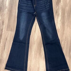 Dark Indigo Flare Jeans for Women